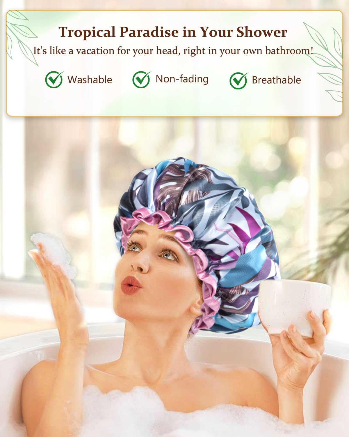 mikimini cap-douche spa-06: parfait pour spa et soins capillaires à domicile.