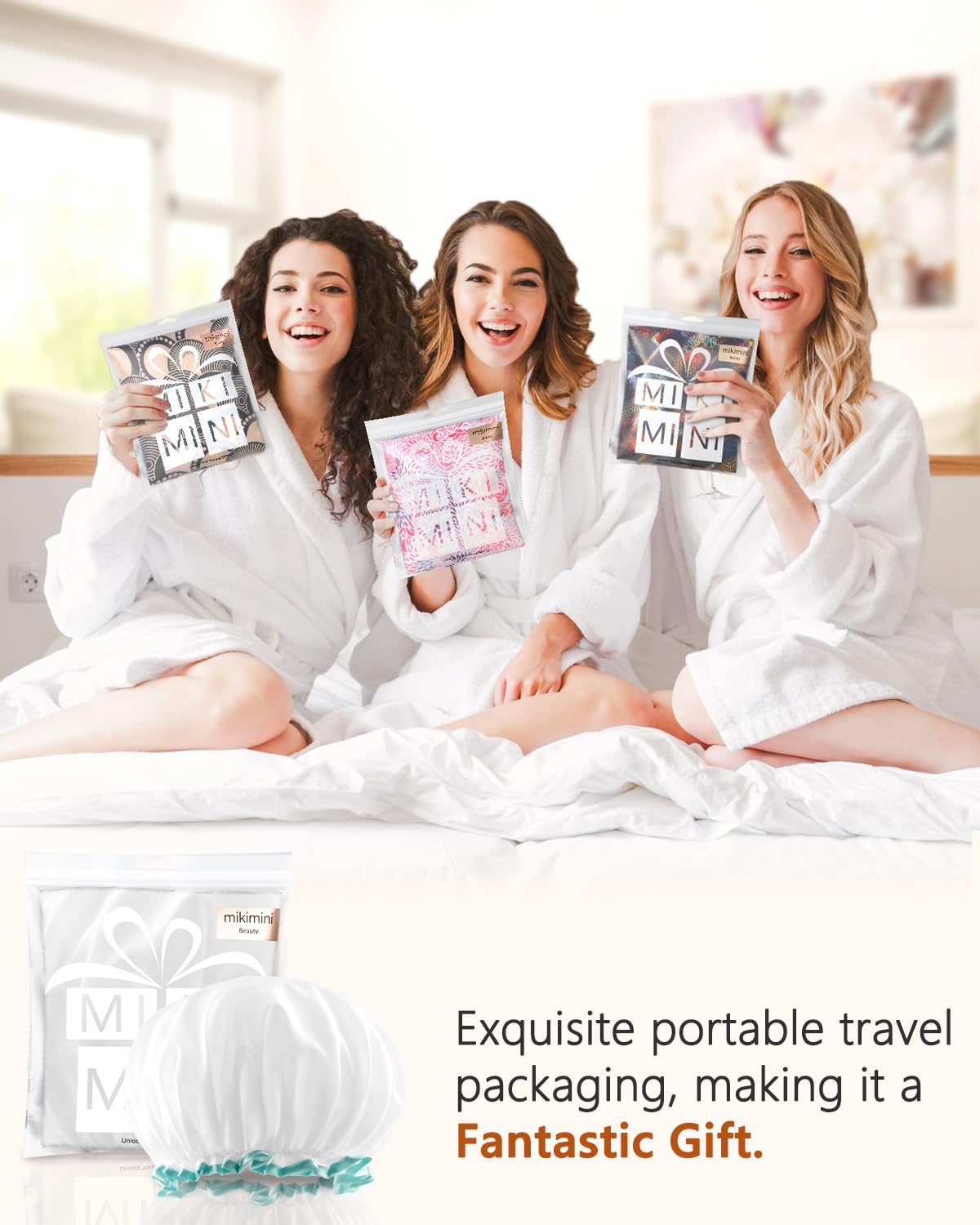 Parfait pour masques capillaires à domicile avec le chapeau mikimini.