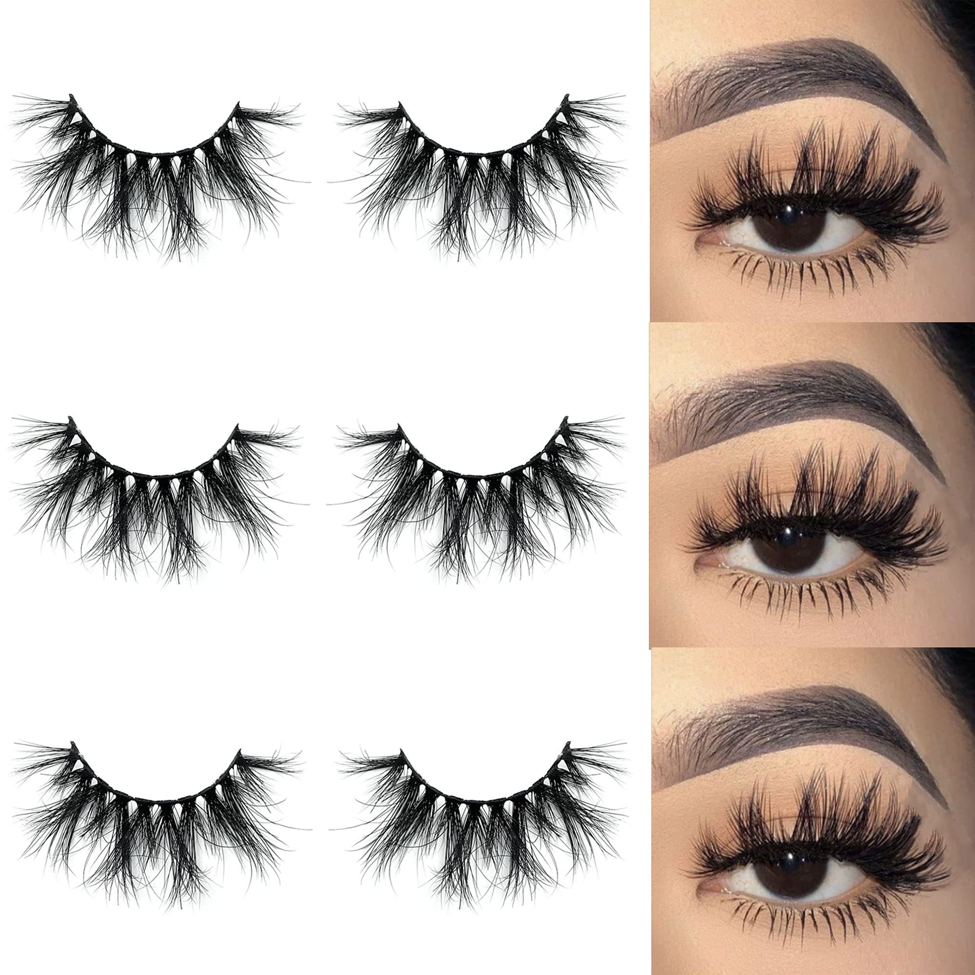 Cils Mikiwi 5D dramatiques, poids plume pour un regard intense.