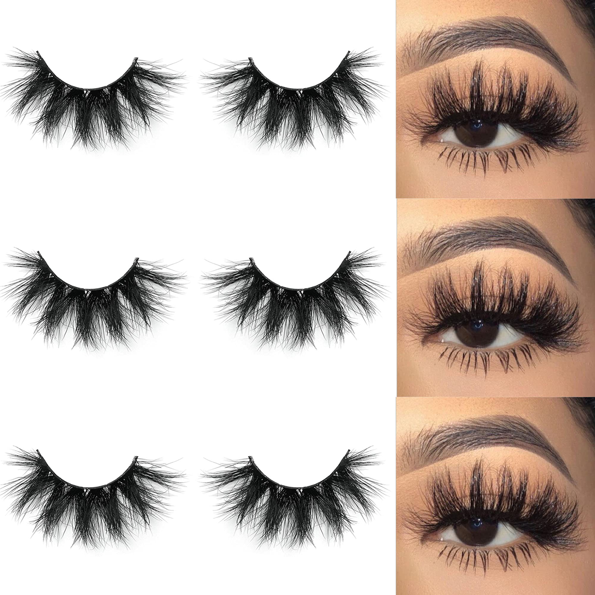 Cils Mink Mikiwi 5D peluche longue pour un regard spectaculaire et durable.
