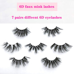 Cils faux vison 6D Mikiwi pour un look spectaculaire en soirée.