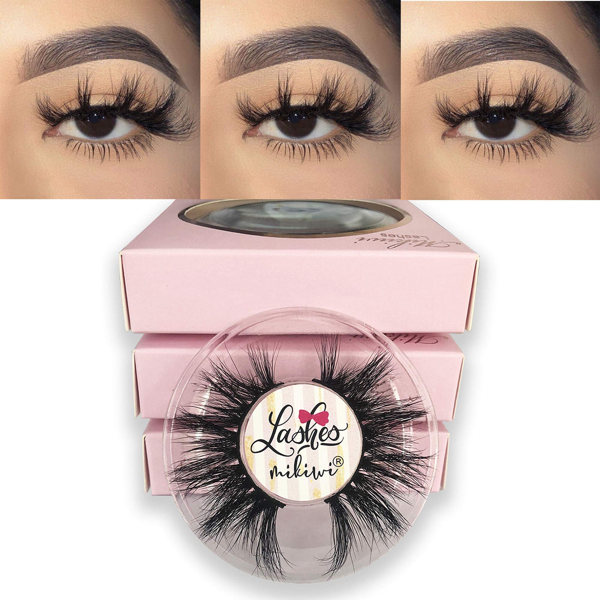 Mikiwi cils mink 3D D384-3 démonstration d'une application simple et rapide.