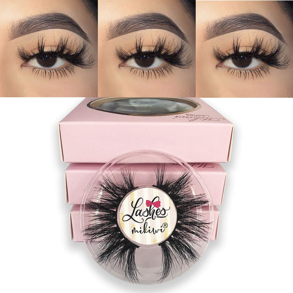 Mikiwi cils mink 3D D384-3 démonstration d'une application simple et rapide.