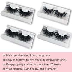 Cils Mikiwi vison fabriqués main pour une finition artisanale.