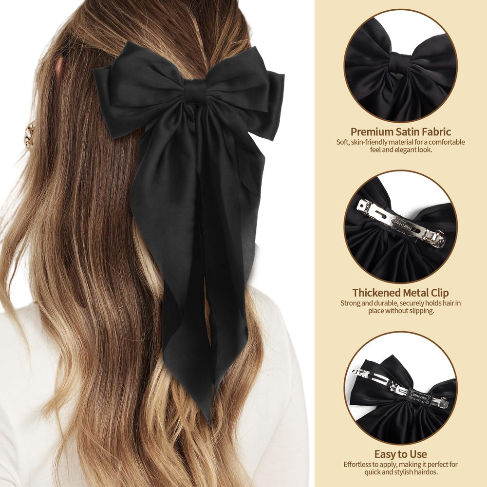 Noeud cheveux longues queues Mikoniko, design ludique qui attire le regard.