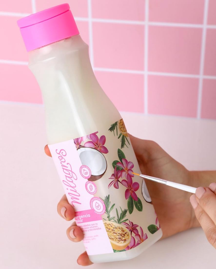 Milagros Shampoing Urgence Capillaire – extrait papaye et mangue nourrissants.