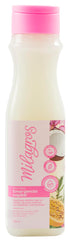 Milagros Shampoing Urgence Capillaire : bouteille lumineuse, revitalisant les cheveux.