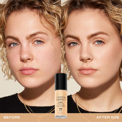 Milani 2-en-1: texture crème offrant un fini soyeux et naturel.