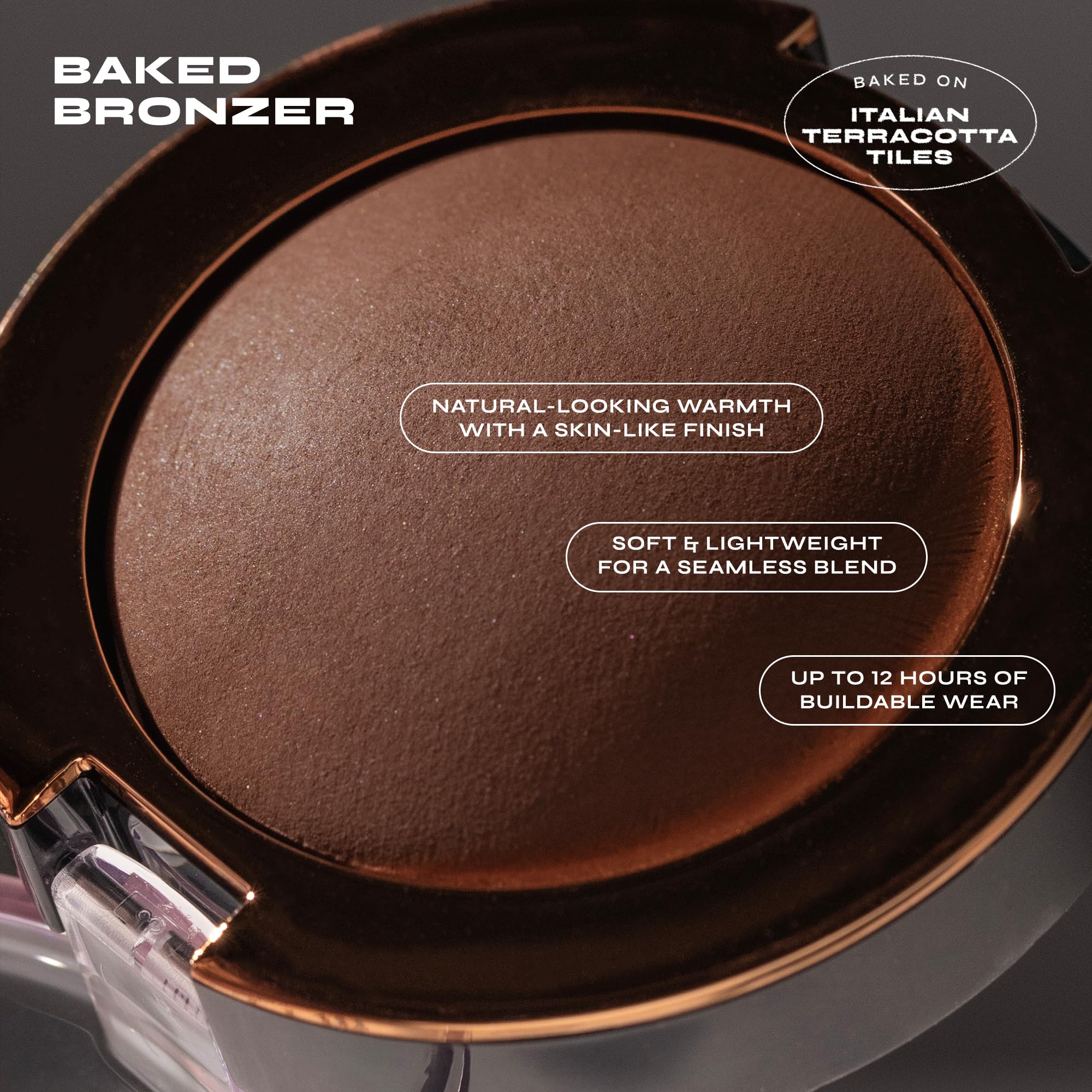 Milani Baked Bronzer Italian-made craftsmanship close-up