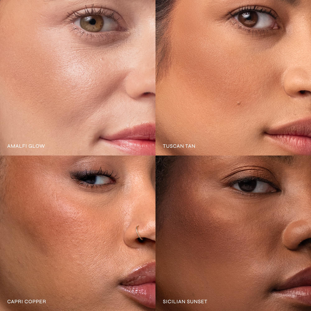 Milani Baked Bronzer streak-free radiance on skin