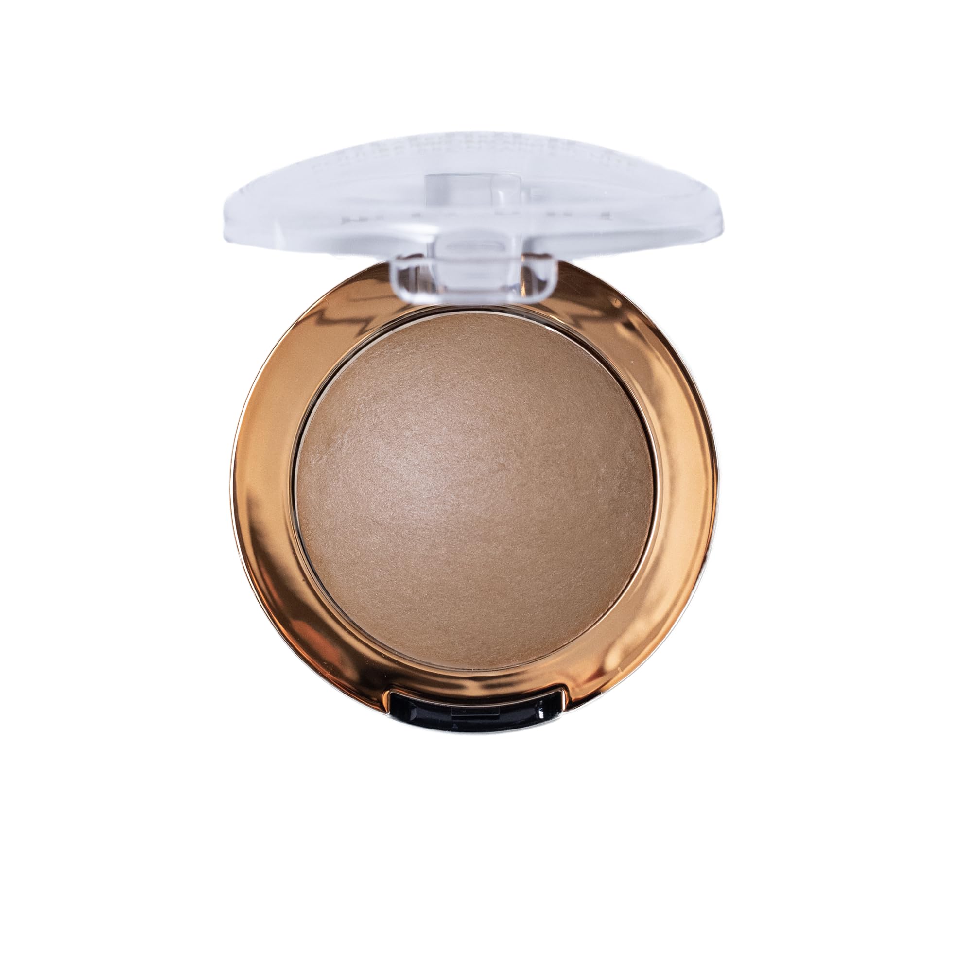 Milani Baked Bronzer terracotta baked dough texture close-up