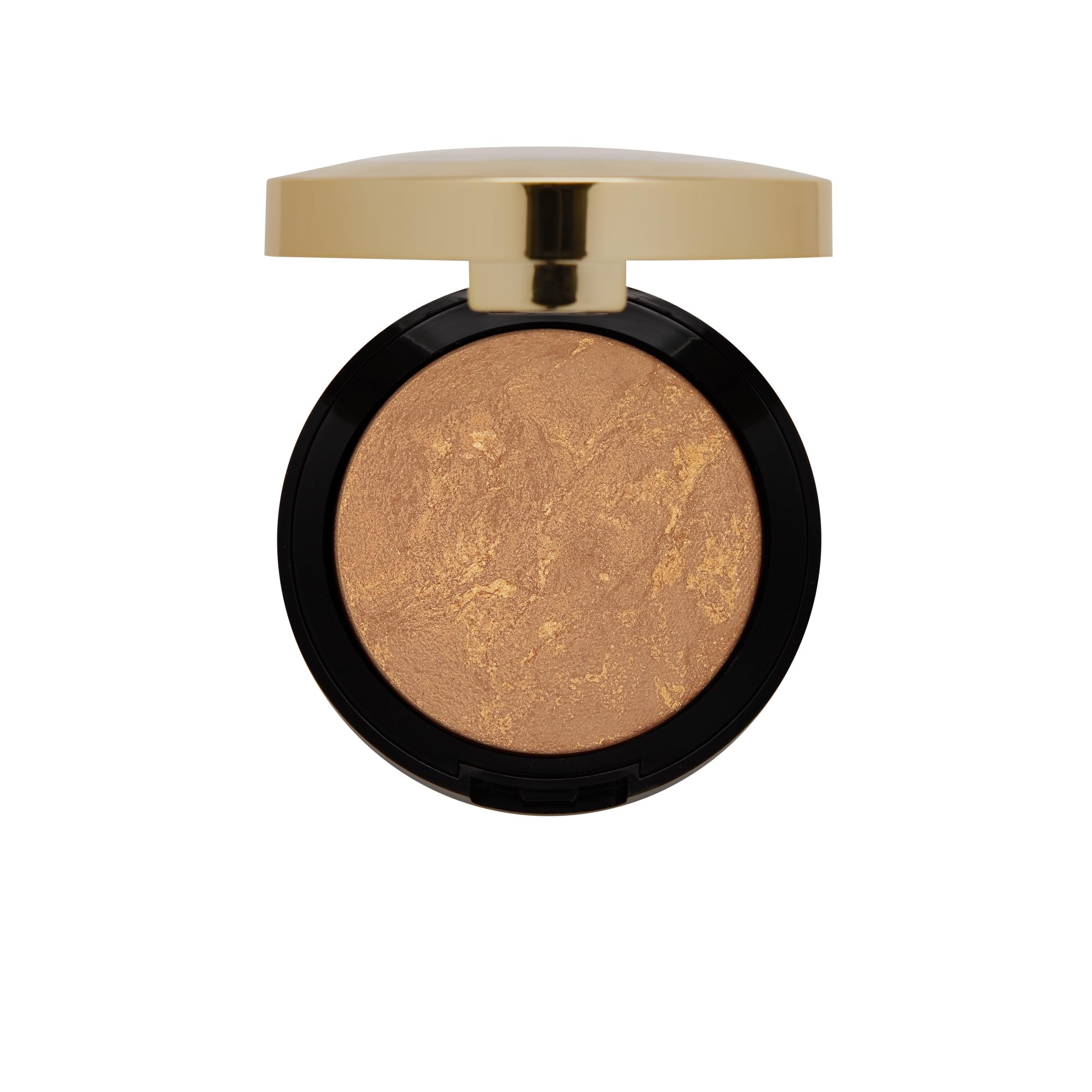 Milani Bronzer Baked Soleil, application ponctuelle pour un effet lumière ciblé.