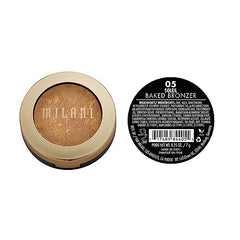 Milani Bronzer Baked Soleil, teinte claire pour un glow subtil et durable sur le visage.