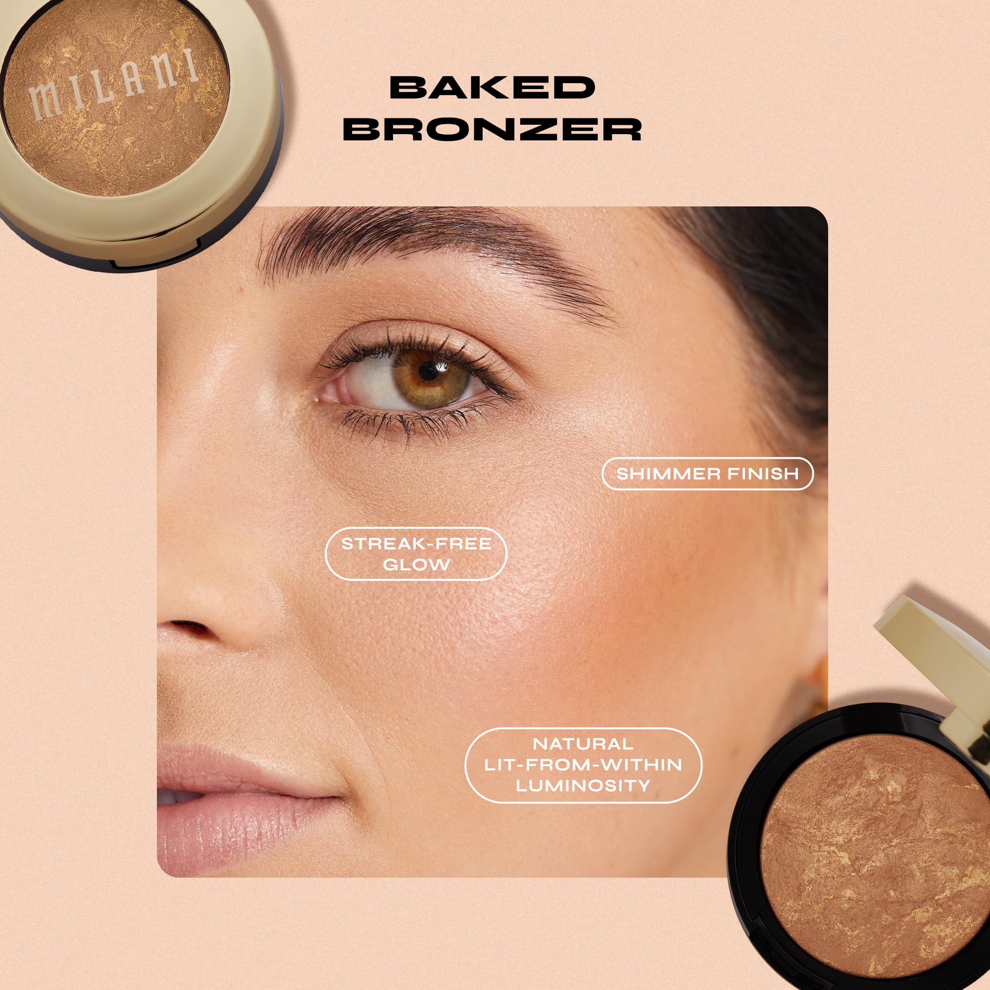 Milani Bronzer Baked Soleil, teinte foncée pour un bronzage profond sans effet excesif.