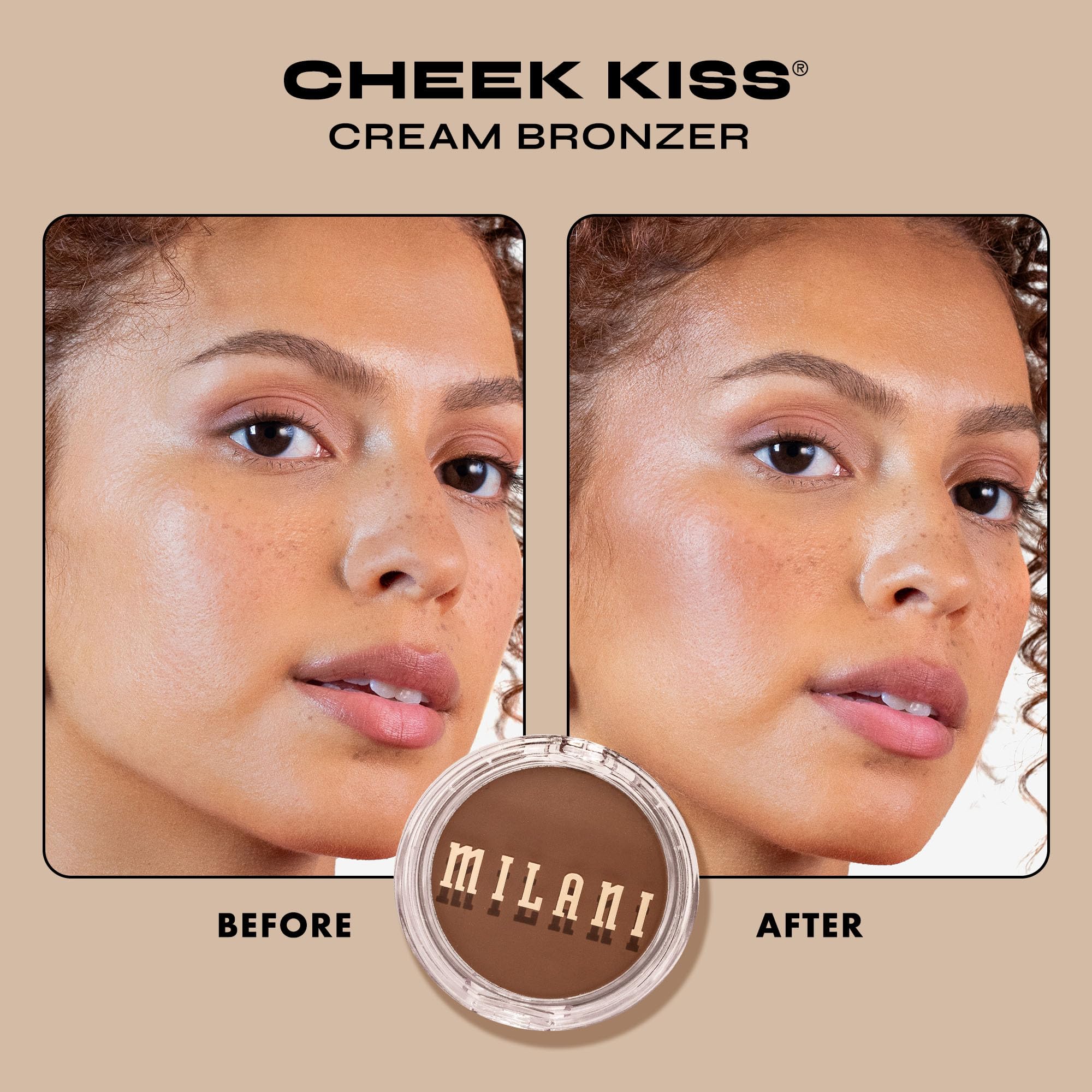 Bronzer crème Milani application doigts diffusion facile