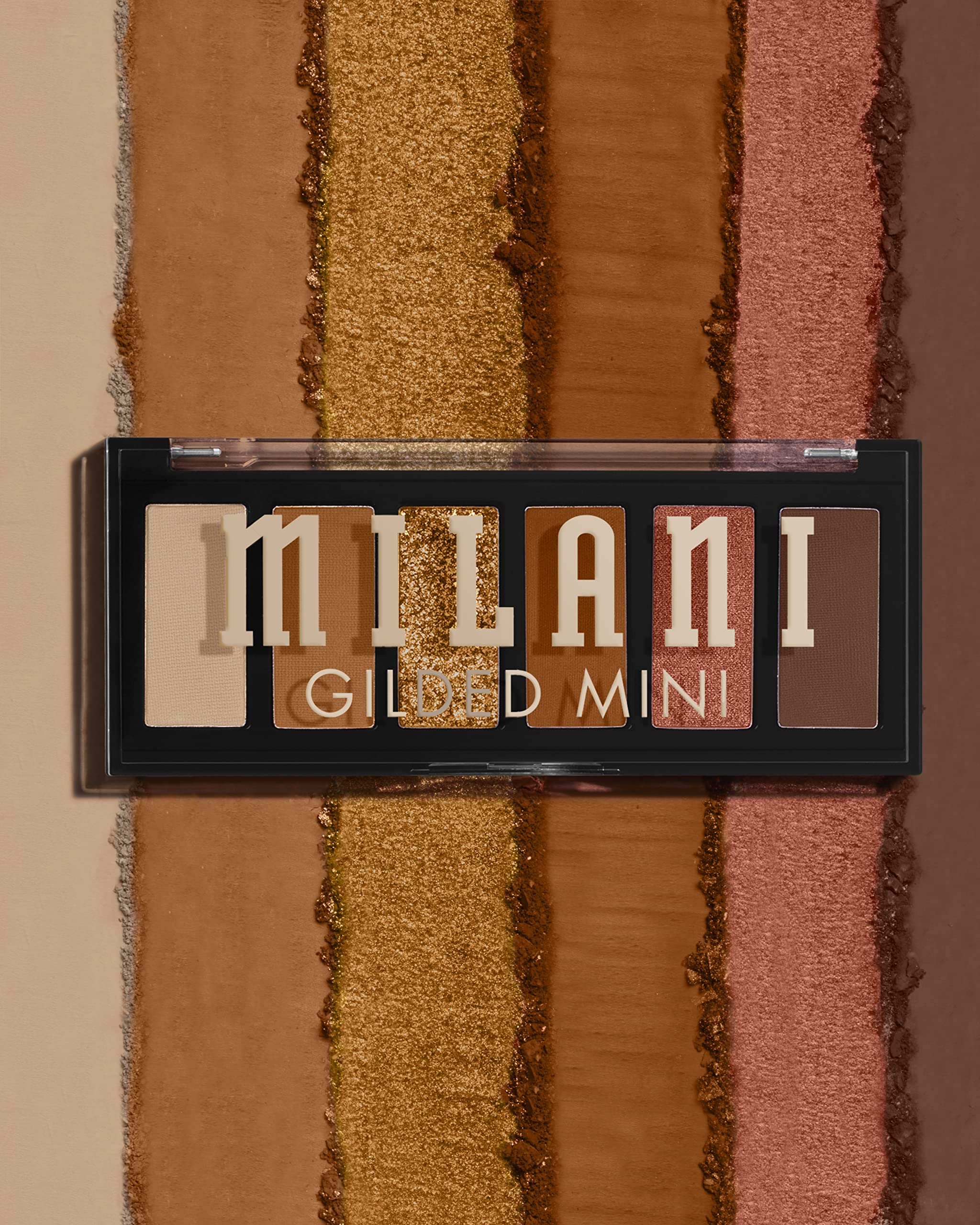 Milani Gilded Mini palette compacte pour les yeux et retouches faciles