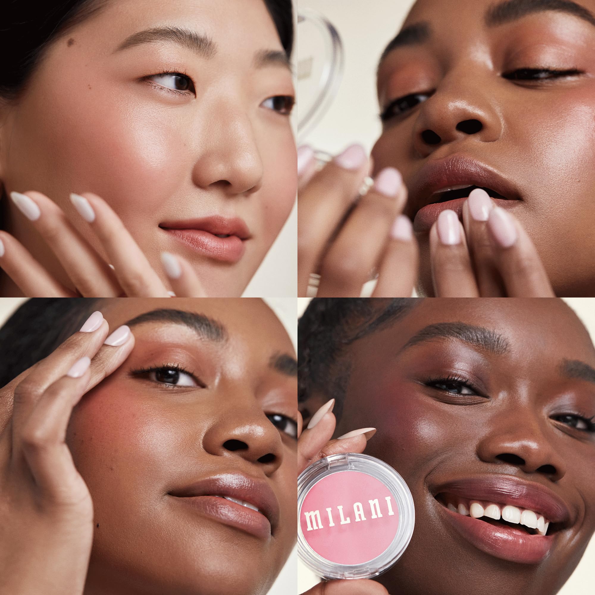 Milani Cheek Kiss Crème Blush – estompage doux pour un fini naturel.
