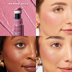 Milani Cheek Kiss Liquid Blush Glow: applicateur tampon pour une application précise et homogène.