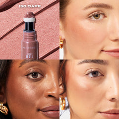 Milani Cheek Kiss Liquid Blush, effet lumineux pour un teint frais.