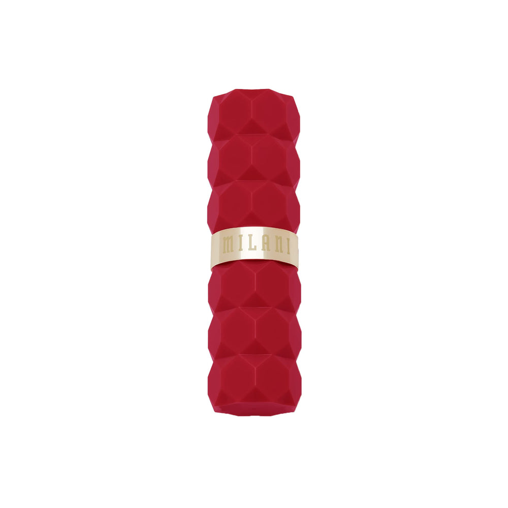 Milani Color Fetish Matte Lipstick Poppy look final prêt pour les photos