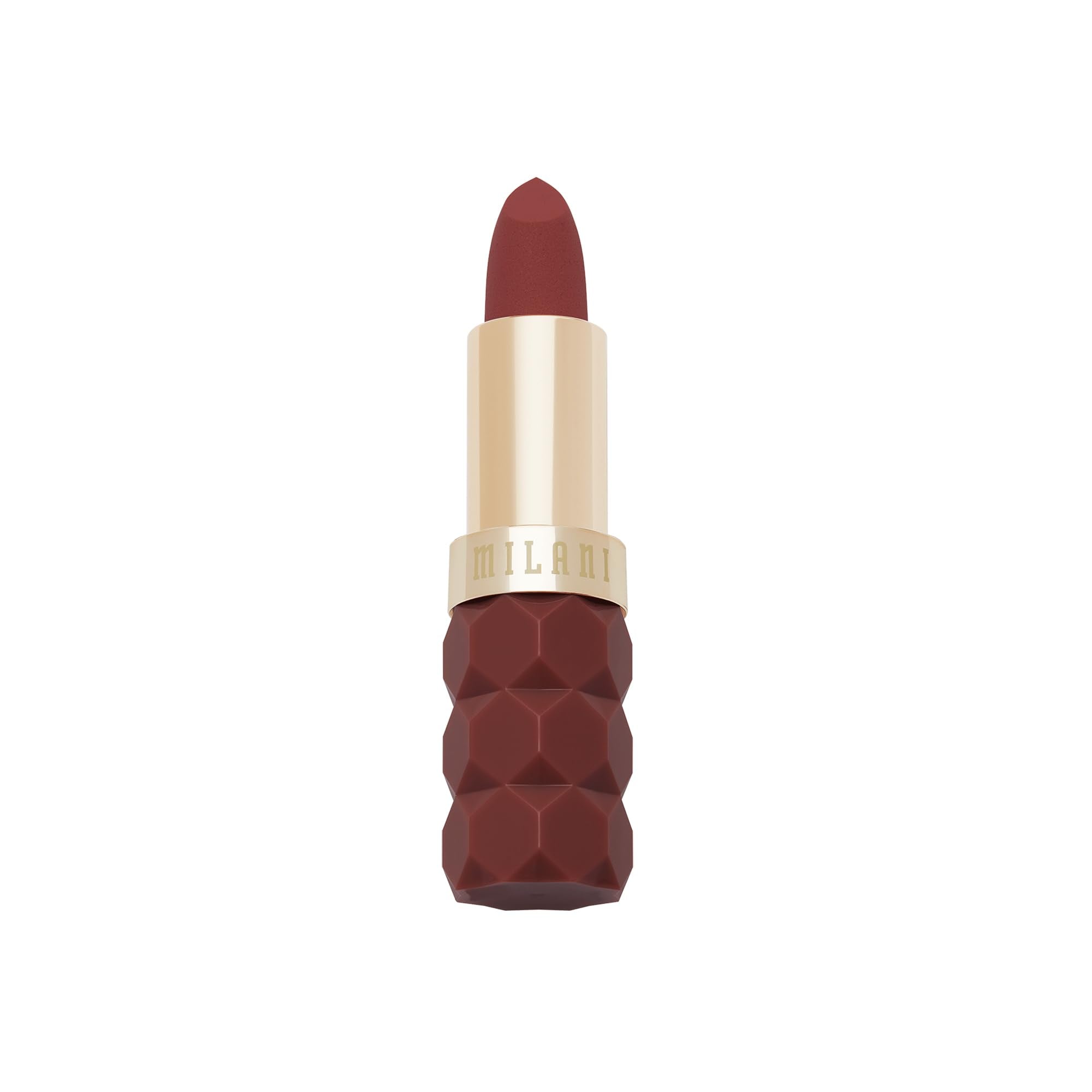 Milani Color Fetish Matte Lipstick Passion, applicateur lisse assurant une précision nette.