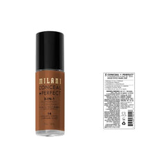 Milani Conceal + Perfect, application fluide pour couvrance naturelle et durable.