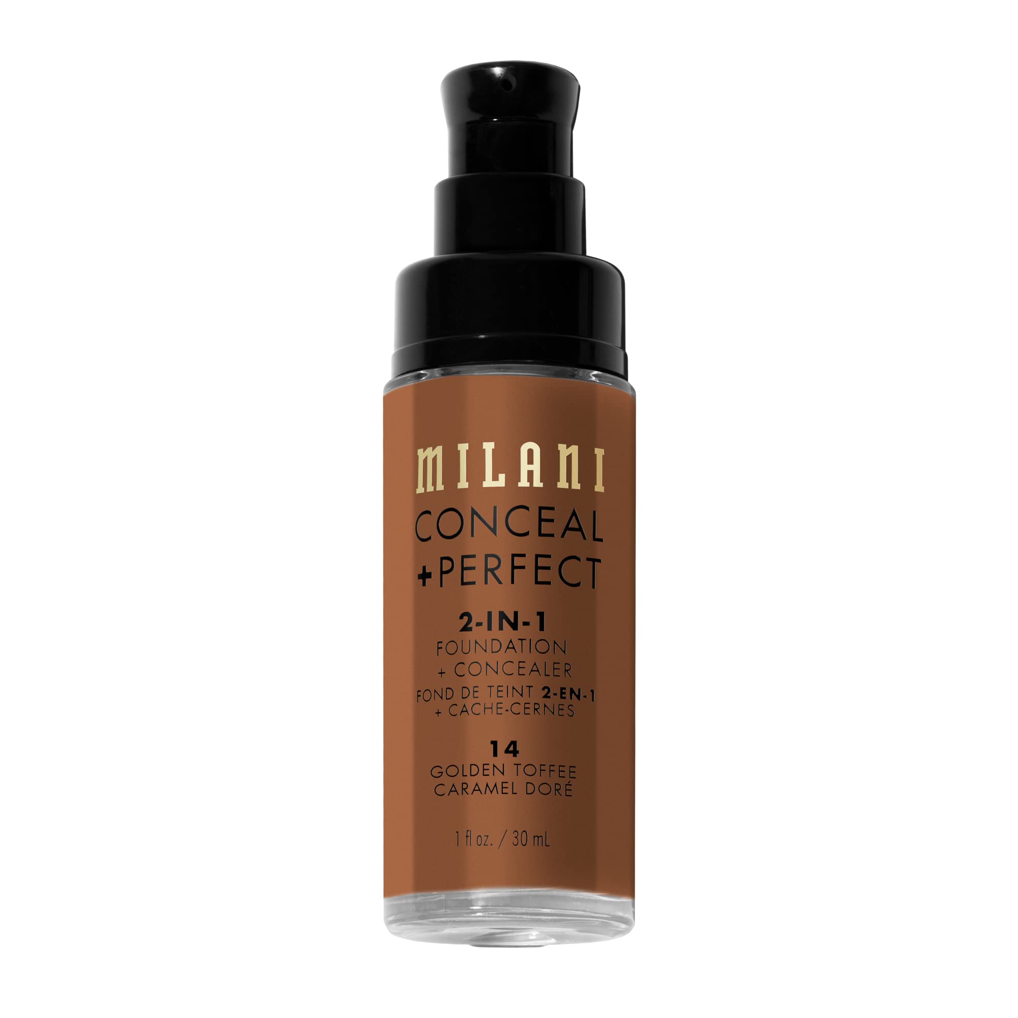 Milani Conceal + Perfect, fini satinée naturelle sans huile.
