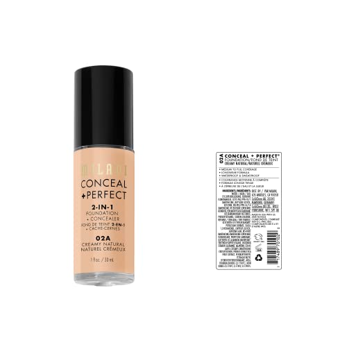Milani Conceal Perfect application rapide pour une couvrance naturelle.