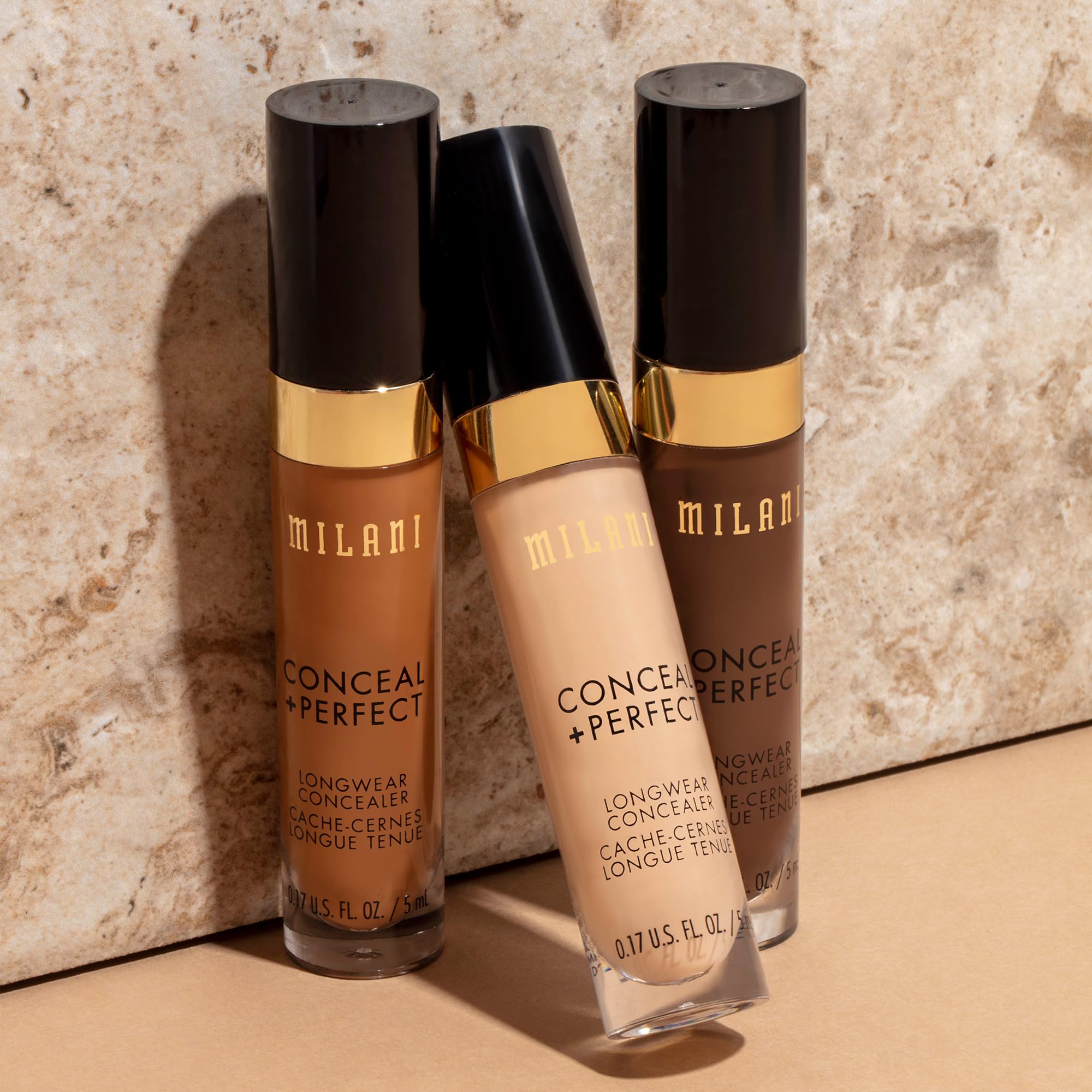 Milani Conceal + Perfect: application sous les yeux sans traces