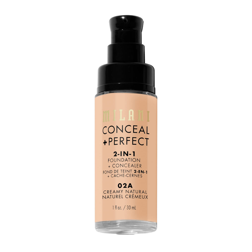 Milani Conceal Perfect formule cremeuse pour une finition naturelle.