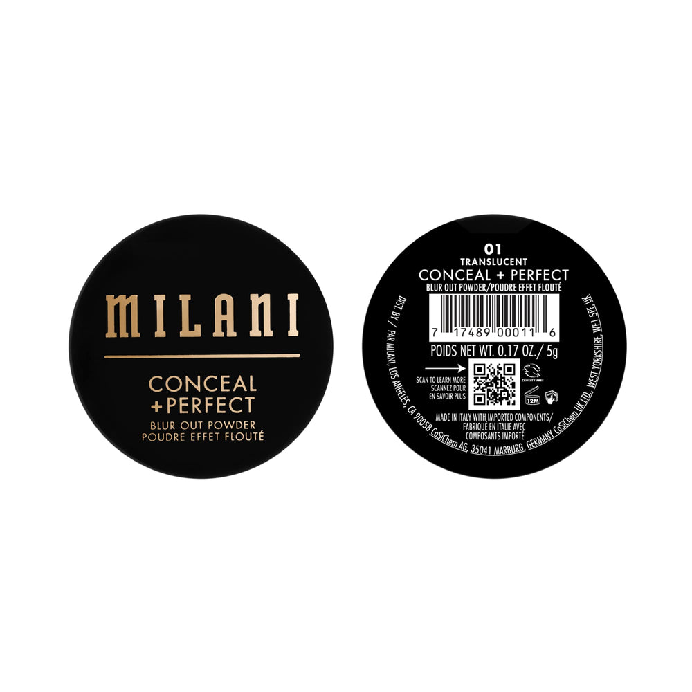 Milani Conceal + Perfect Poudre Utilisation quotidienne: look frais et léger.