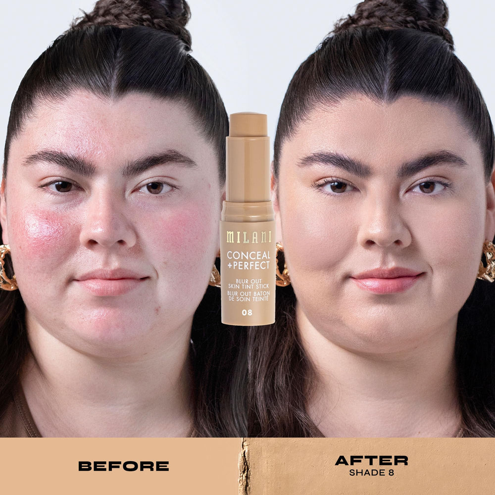 Milani Conceal + Perfect offre un effet floutant qui réduit visuellement petites imperfections.