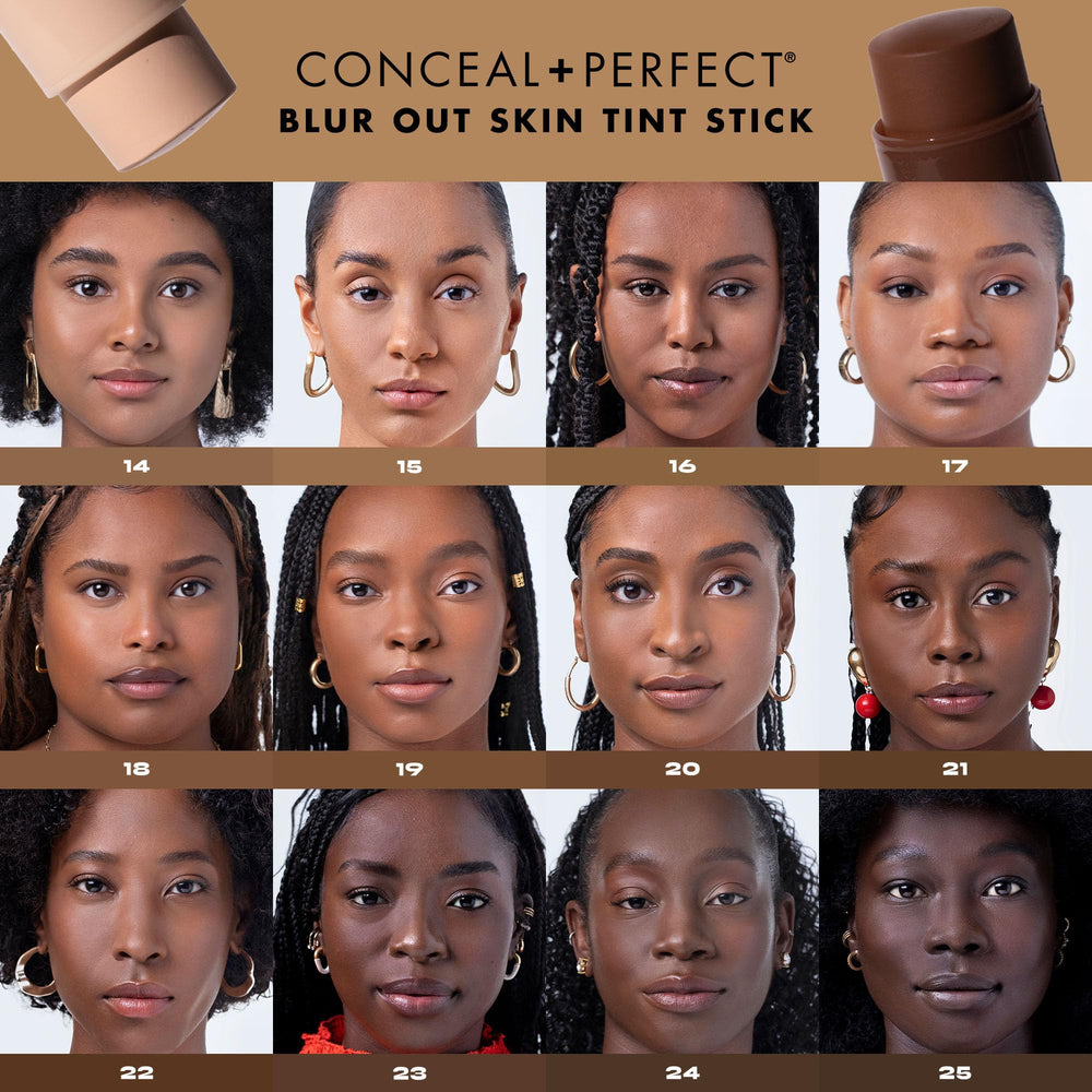 Finition satinée naturelle Milani Conceal + Perfect Blur Out sur la peau.