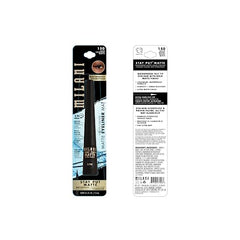 Milani Eyeliner Liquide Mat Noir, trait épais pour définition renforcée.