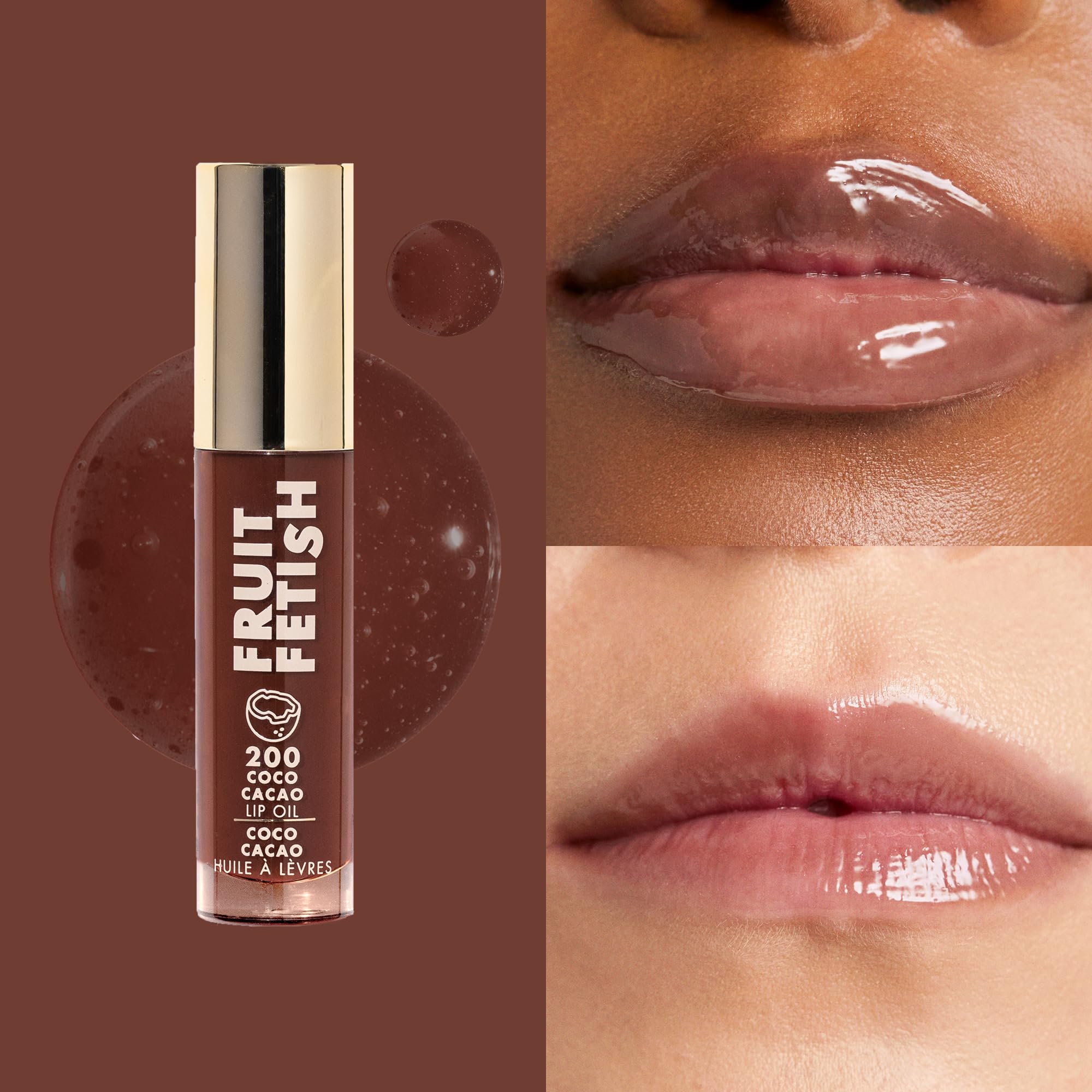 Applicateur Milani Fruit Fetish Lip Oil, application précise et confortable
