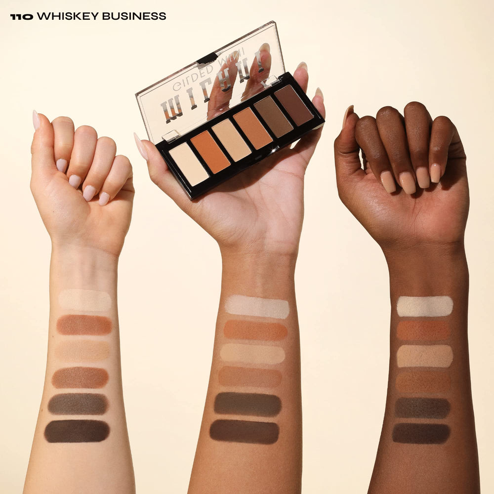 Milani Gilded Mini Palette, texture veloutée, glisse facilement pour un maquillage rapide.