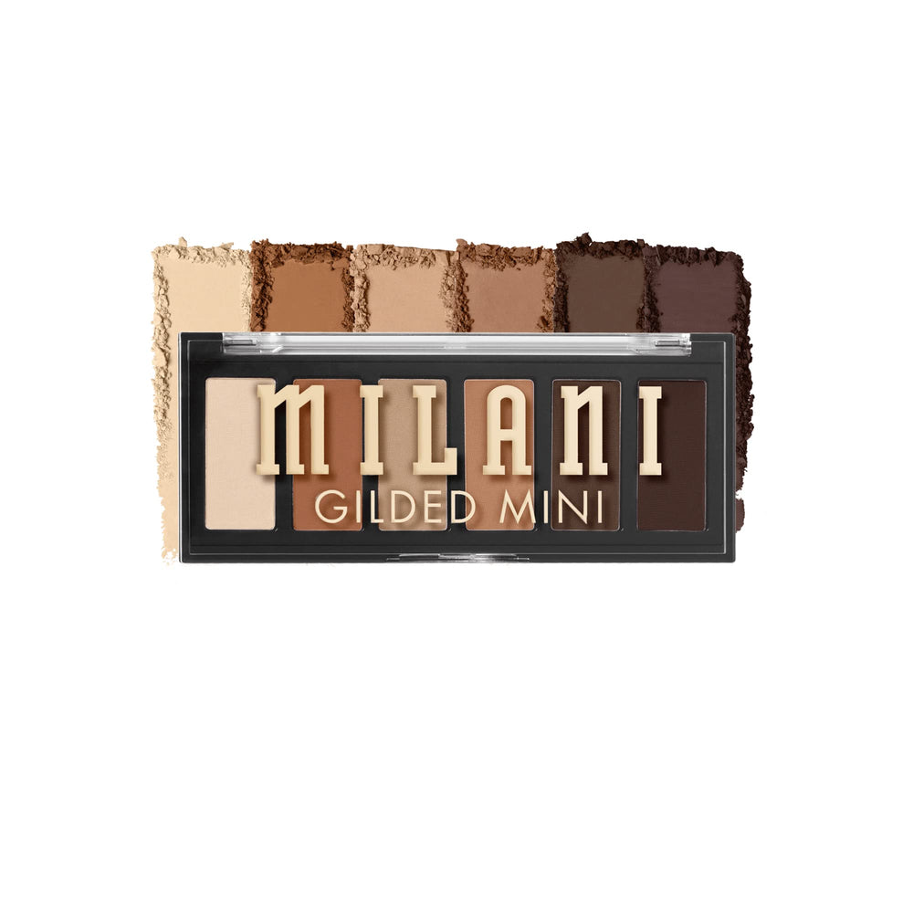 Milani Gilded Mini Palette, ombre matte, couleur intense et application douce au quotidien.