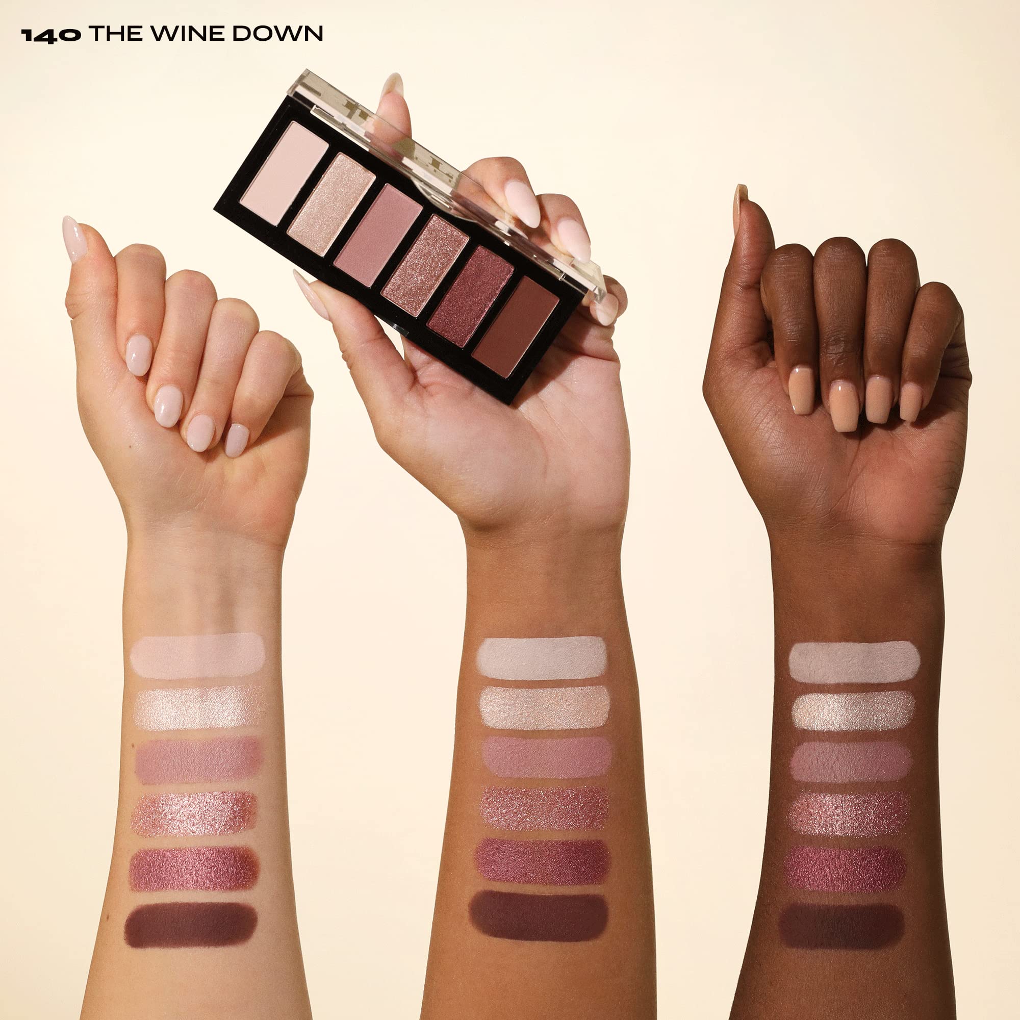Milani Gilded Mini palette aux couleurs longue tenue sur les yeux