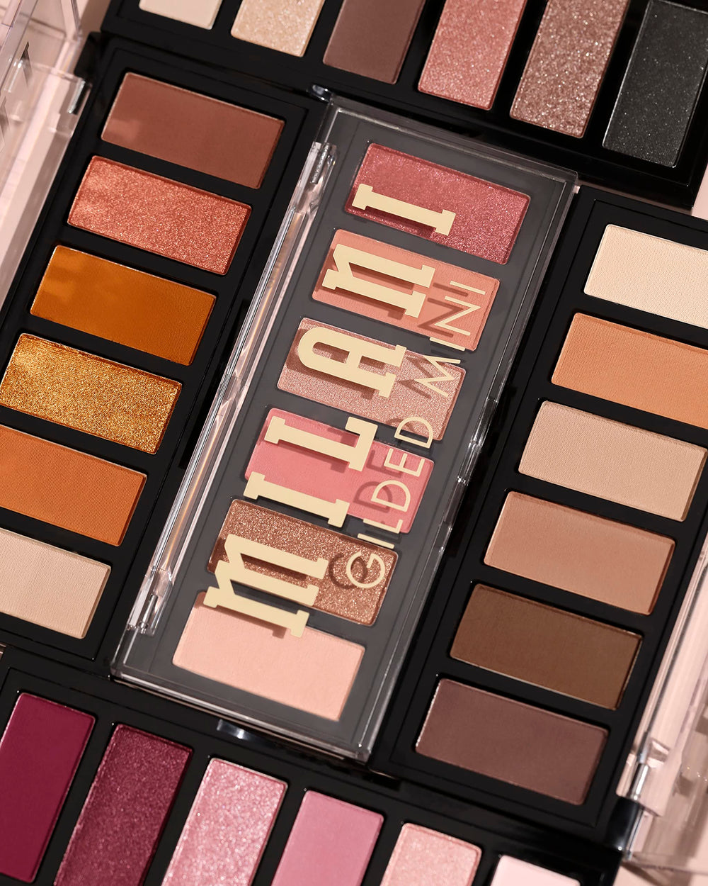 Milani Gilded Mini Yeux – logo sans cruauté animale et engagement éthique.