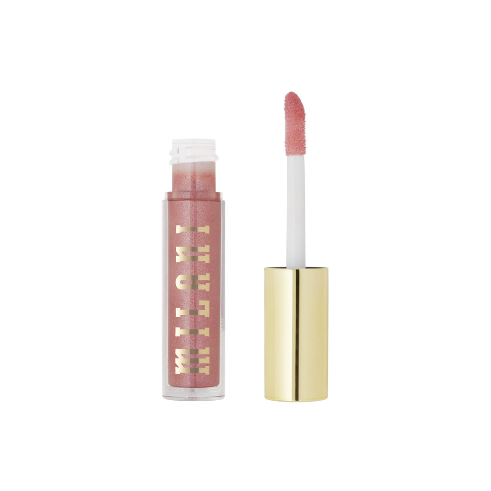 Milani brillant à lèvres emballage lumineux et compact pour retouches.