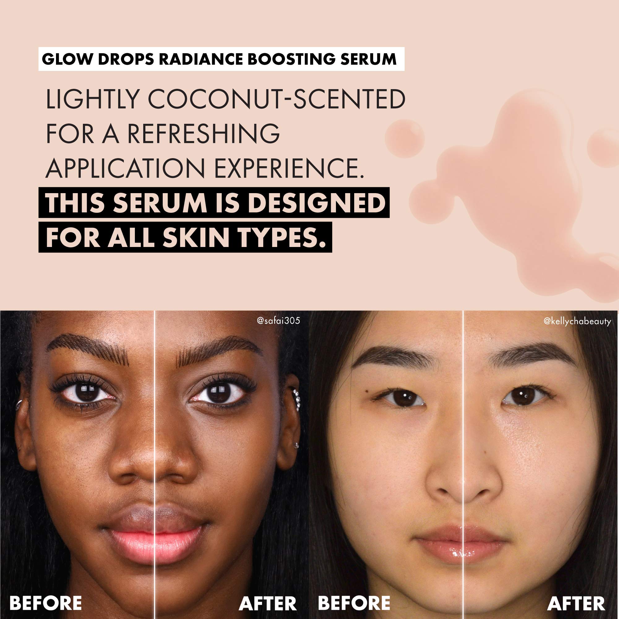 Milani Glow Drops – base maquillage légère préparant la peau.