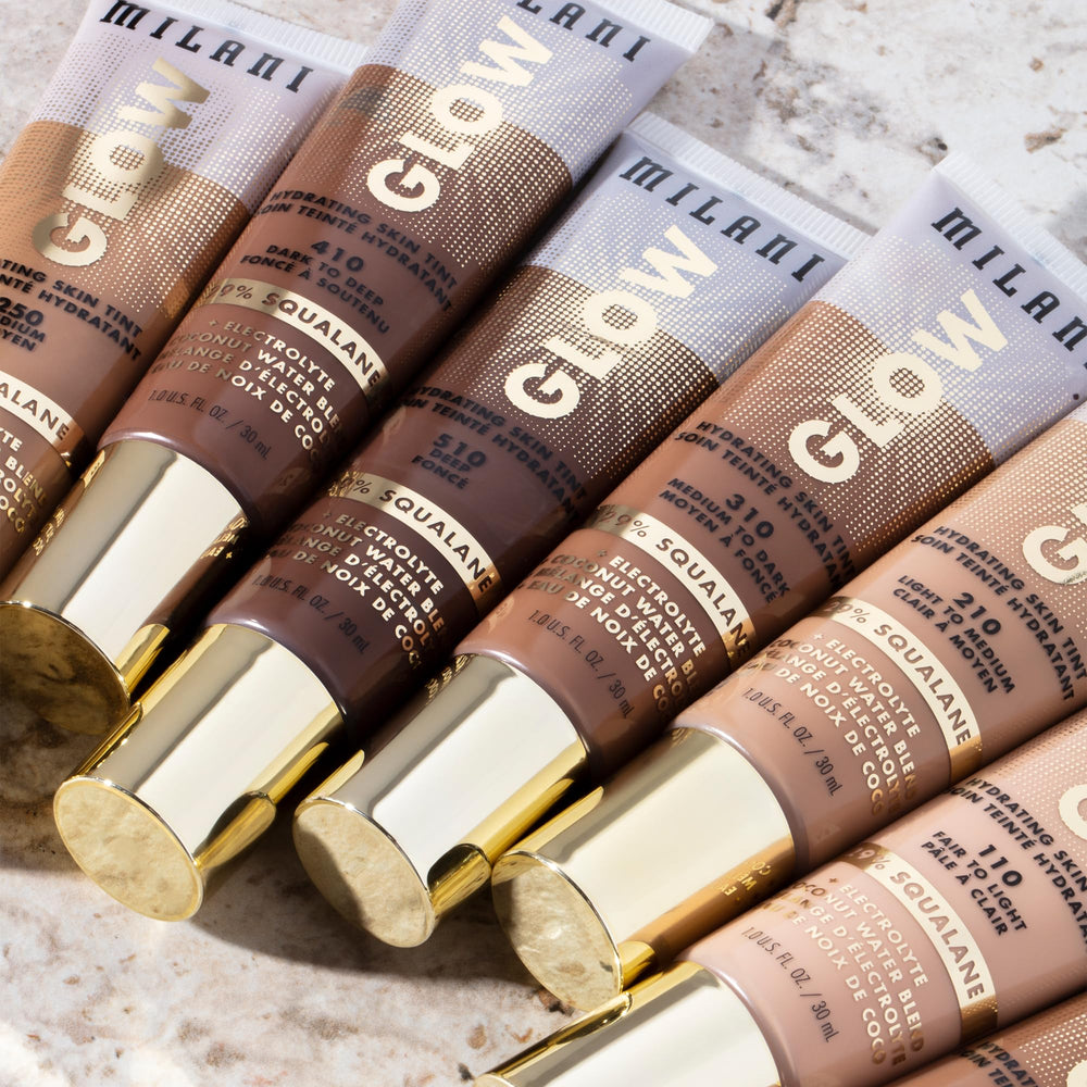 Teint léger et naturel grâce au Milani Glow Hydrating Skin Tint.