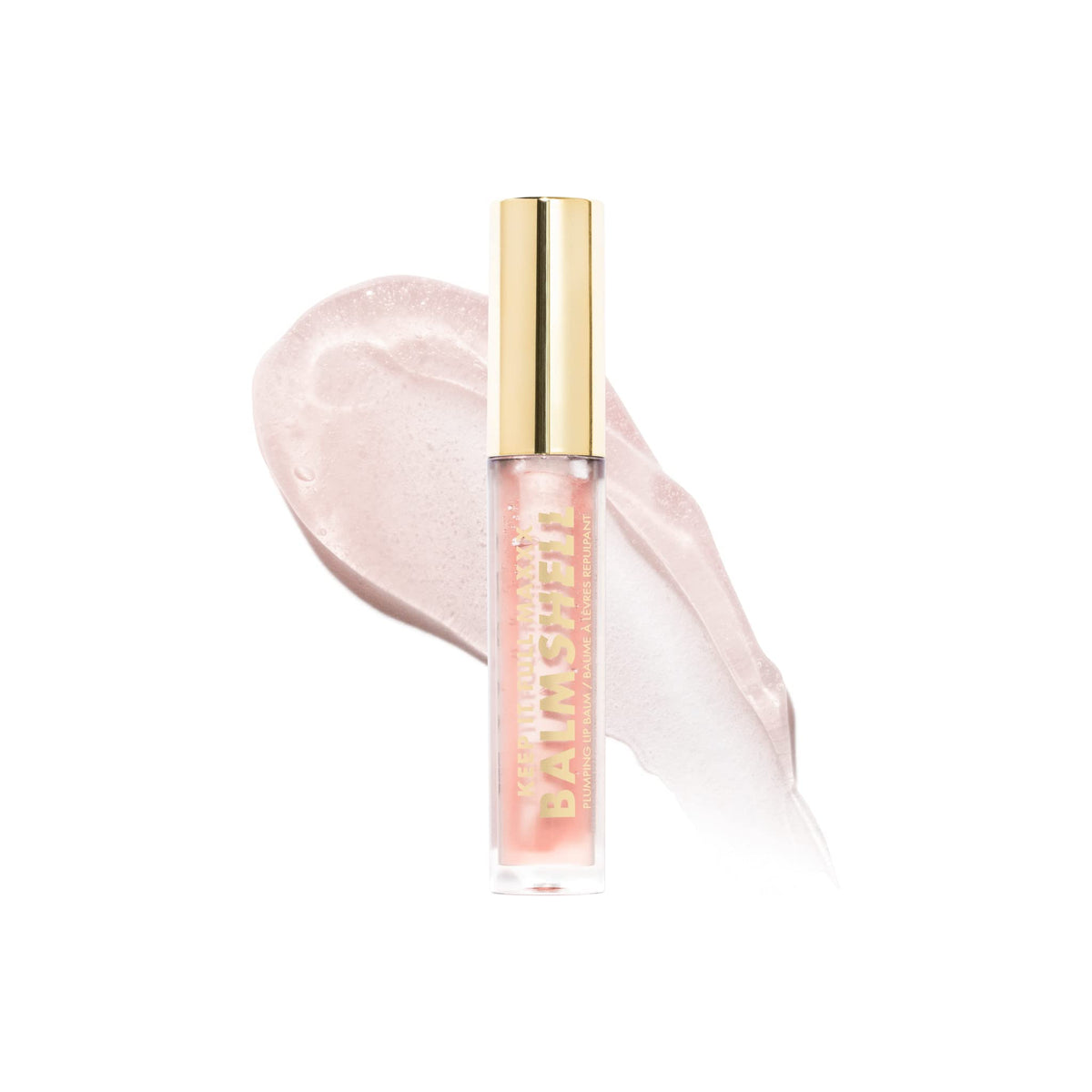 Baume à lèvres Milani avec embout doe-foot pour une application précise et naturelle.