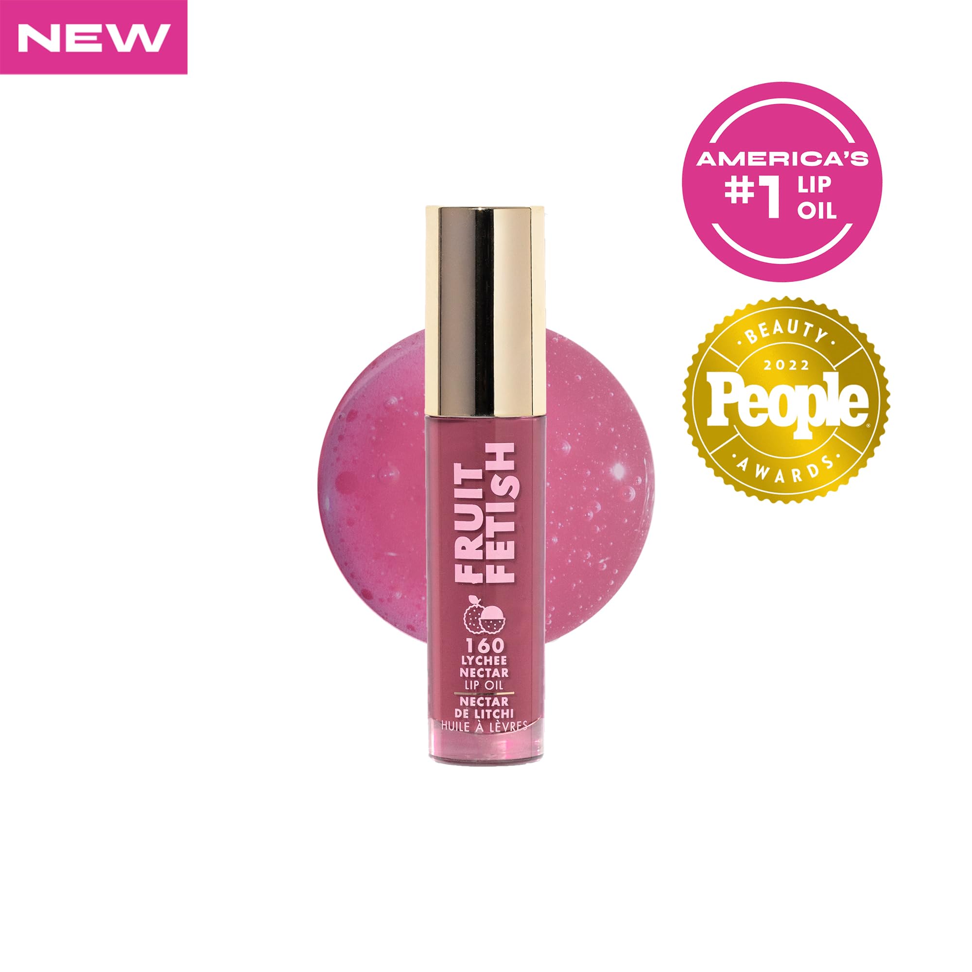 Milani Lip Oil Lychee Nectar: application directe sur les lèvres pour intensifier la brillance
