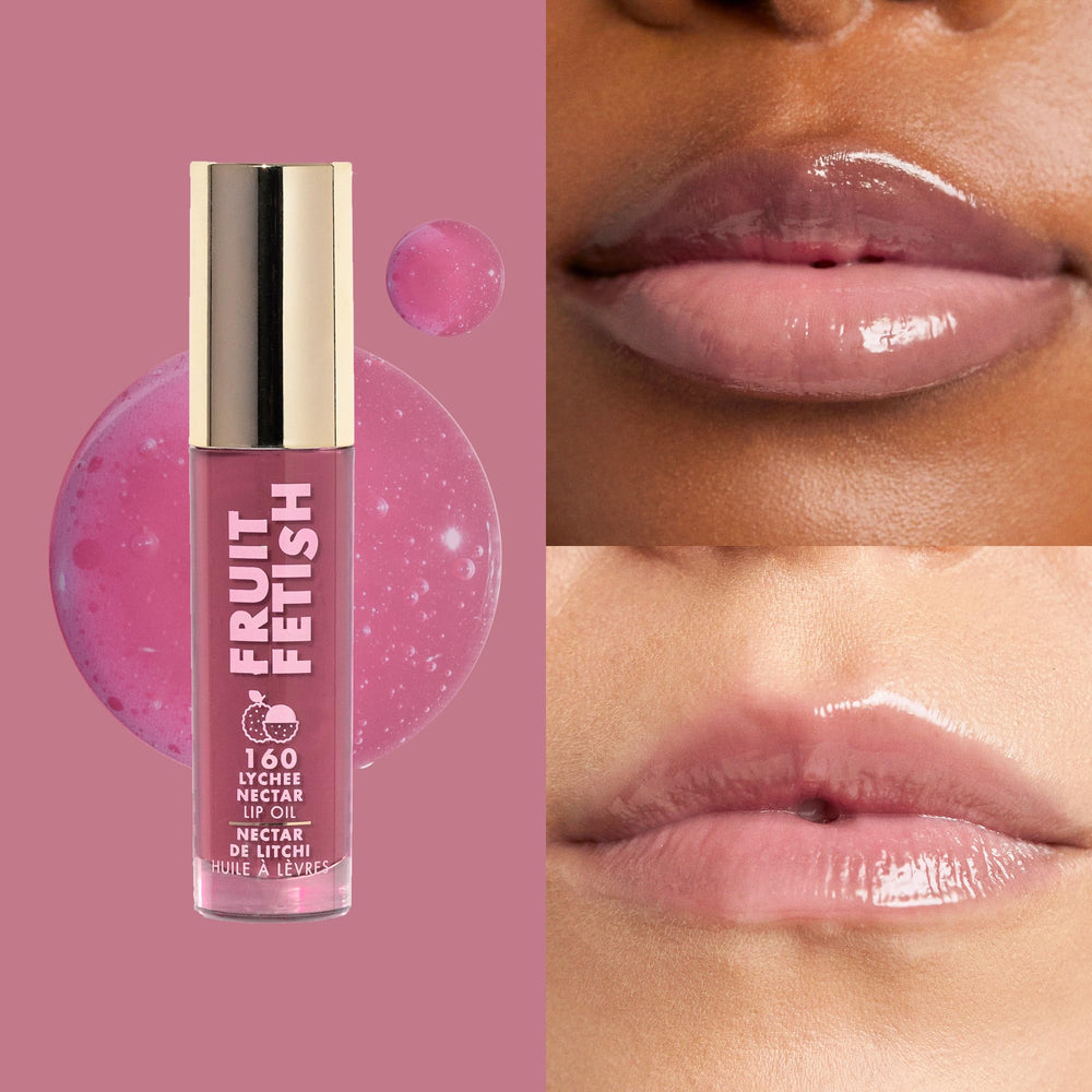 Milani Lip Oil Lychee Nectar: texture gloss lumineuse pour lèvres brillantes