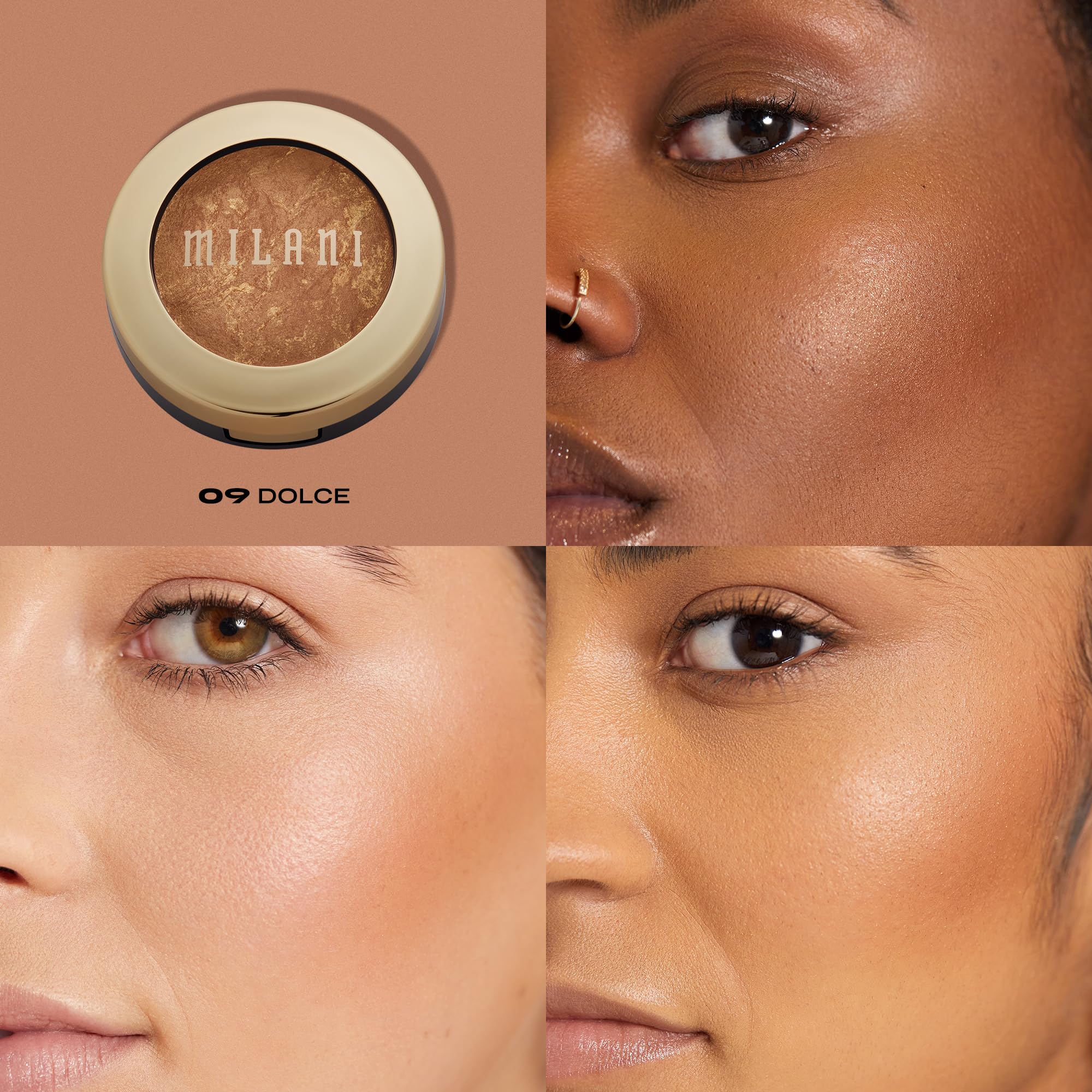 Milani poudre bronzante sans cruauté pour un éclat responsable.