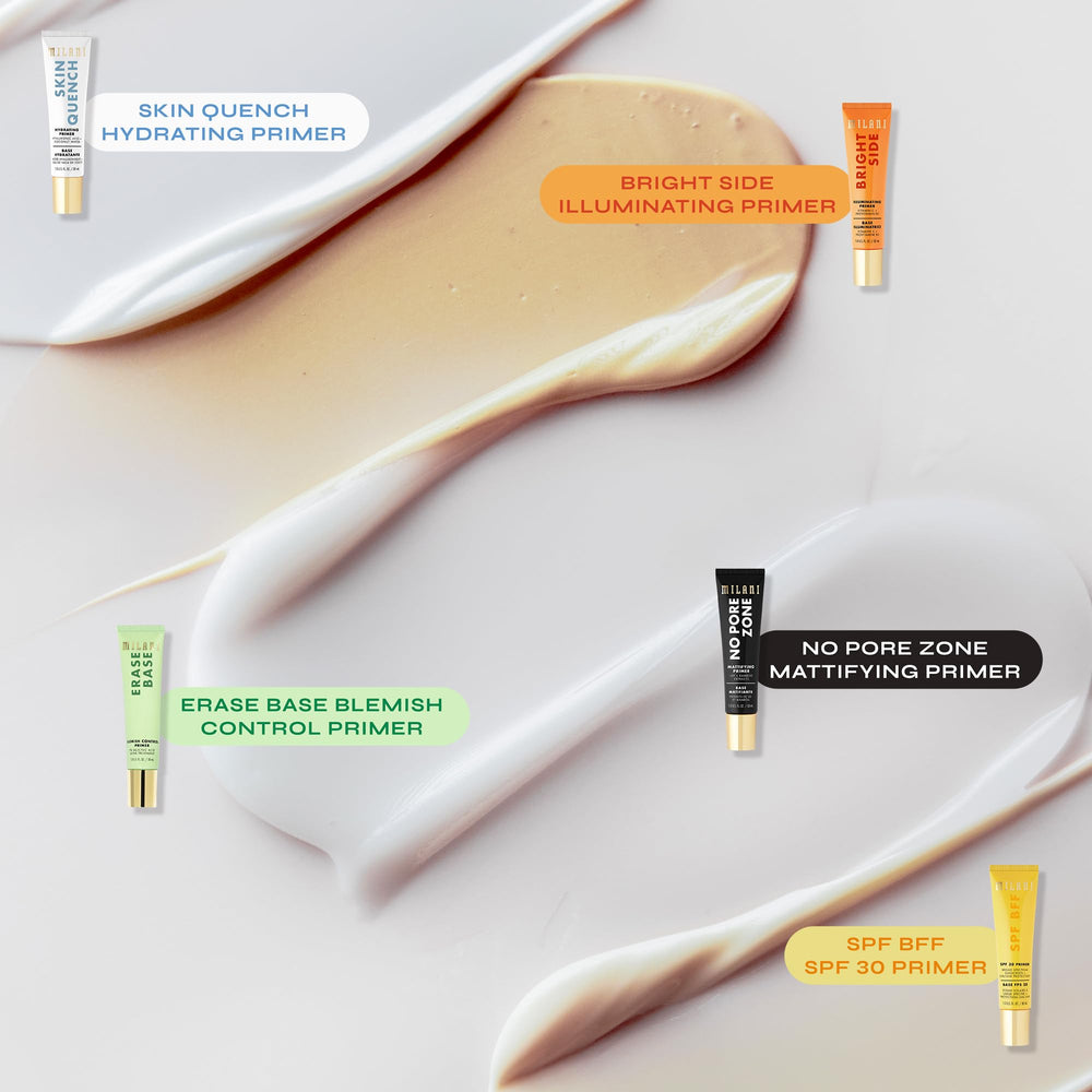 Primer Milani SPF30, base maquillage avec protection solaire.