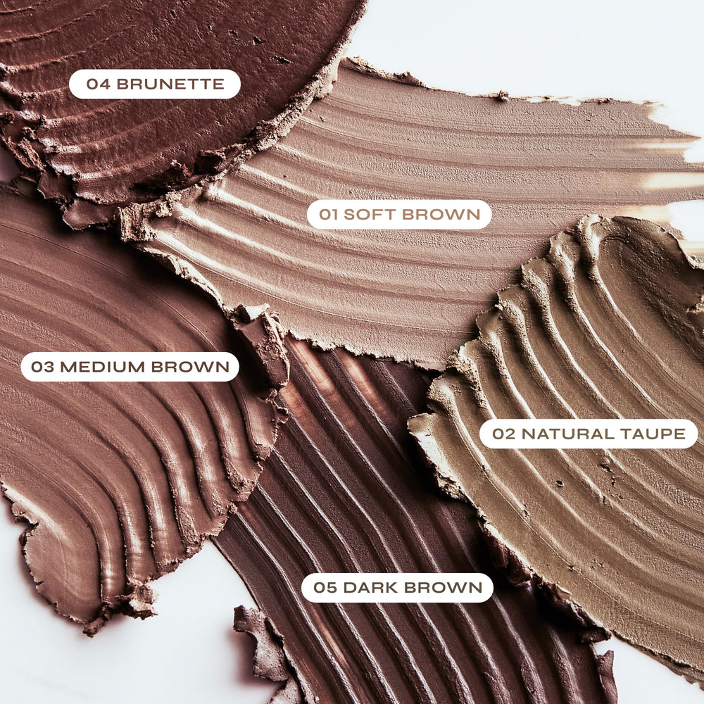 Contour et définition des sourcils avec Milani Stay Put, résultat naturel.