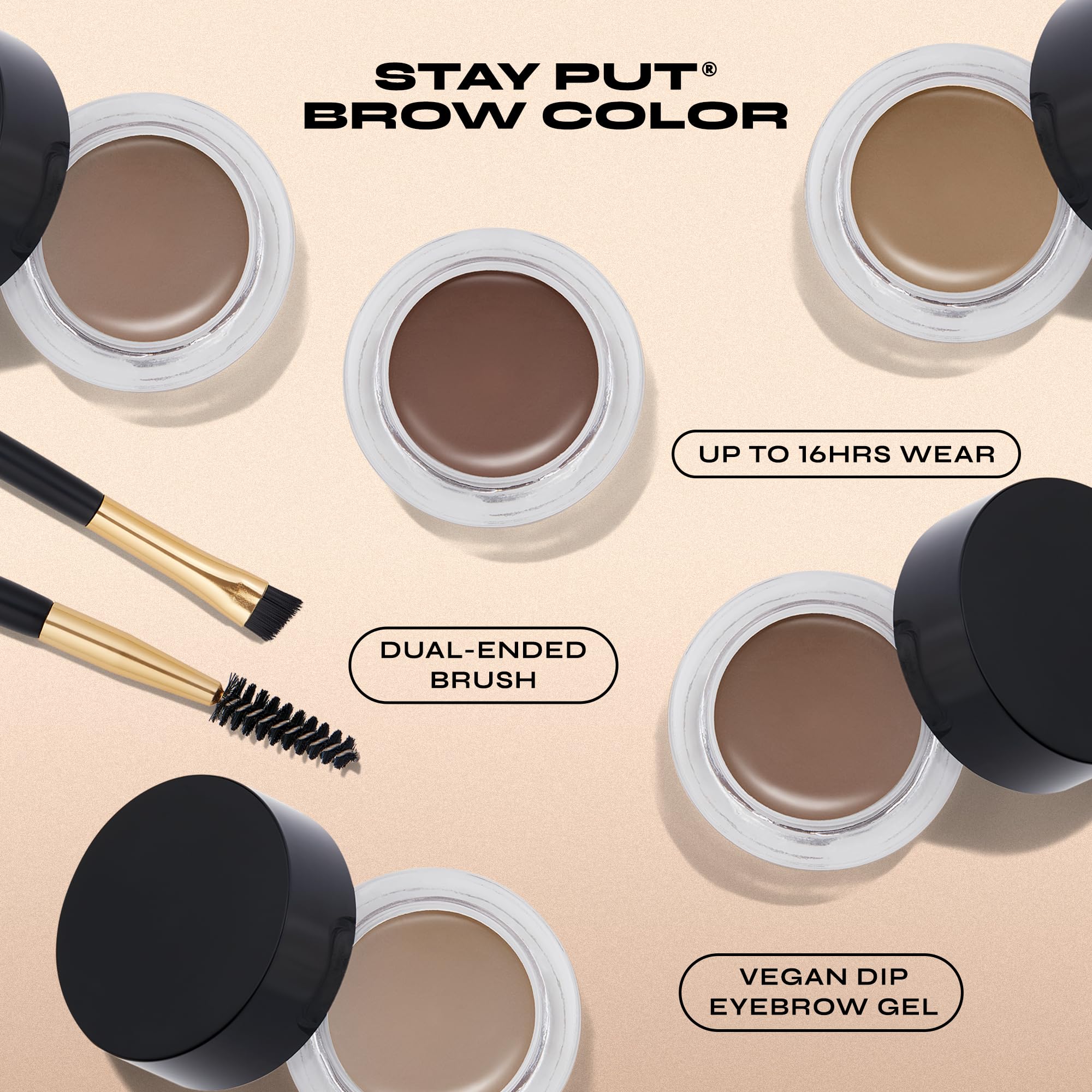 Dessin précis des sourcils avec Milani Stay Put, fini naturel taupe.