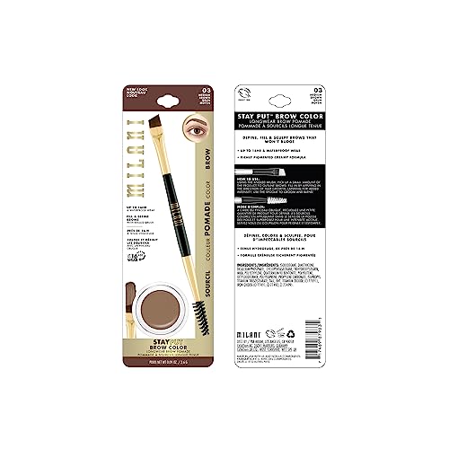 Milani Sourcils Tenue Longue avec applicateur inclus pour une définition rapide.